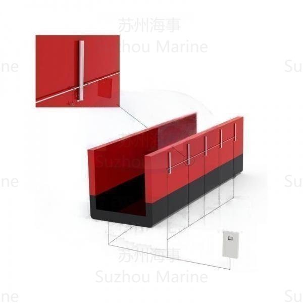 浮船坞挠度自动监测系统